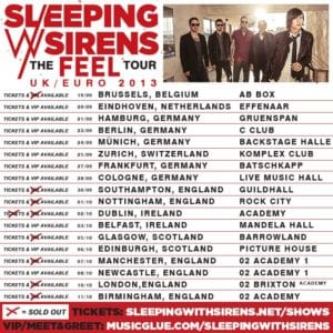 Sleeping With Sirens Tour Poster