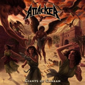Attacker - Giants Of Canaan Artwork