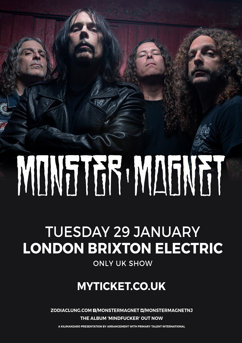 Win a pair of tickets to see Monster Magnet at Brixton Academy – PlanetMosh