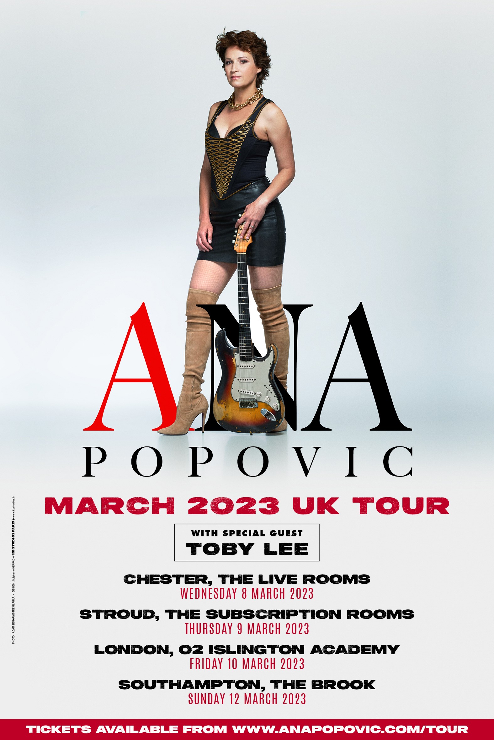 ana popovic tour dates uk