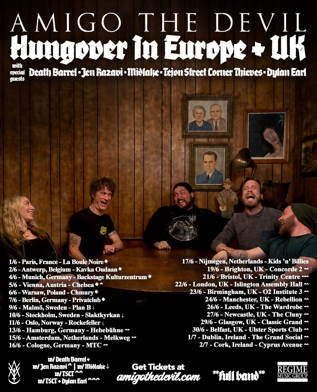 AMIGO THE DEVIL on tour in June ‘Hungover In Europe + UK’